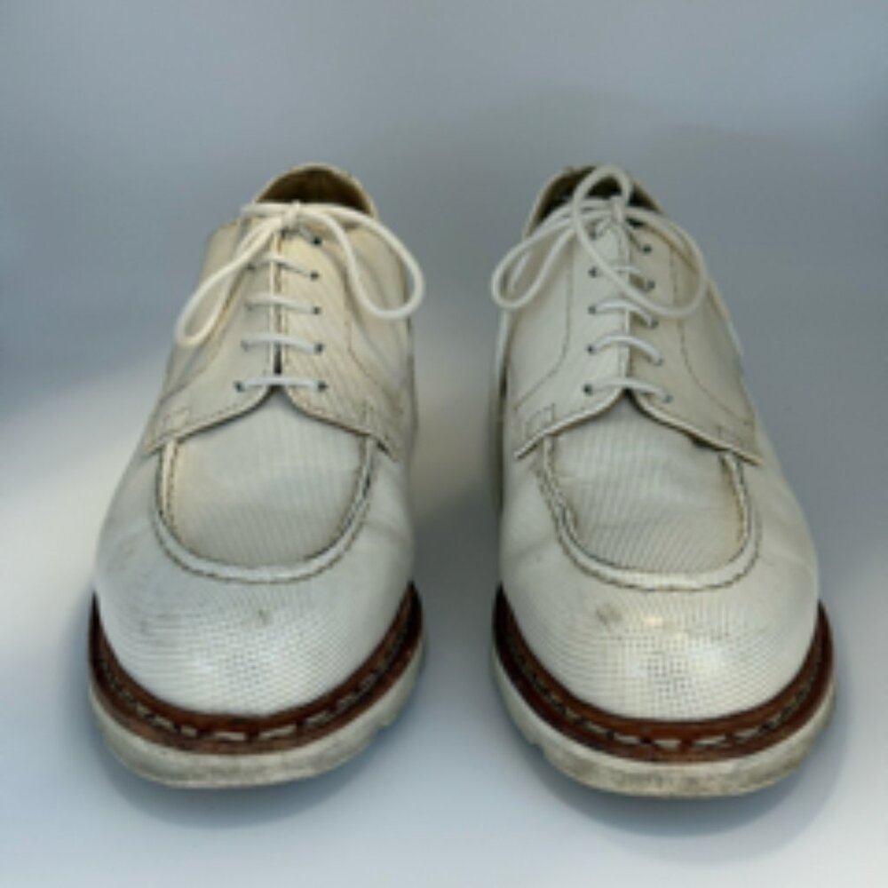 Paraboot Women’s Chambord Griff Blanche-Irisé 5.5 – Made in France